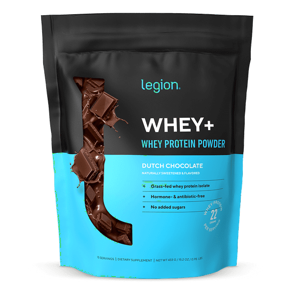 Whey+ Protein Isolate Powder naturally sweetened and flavored