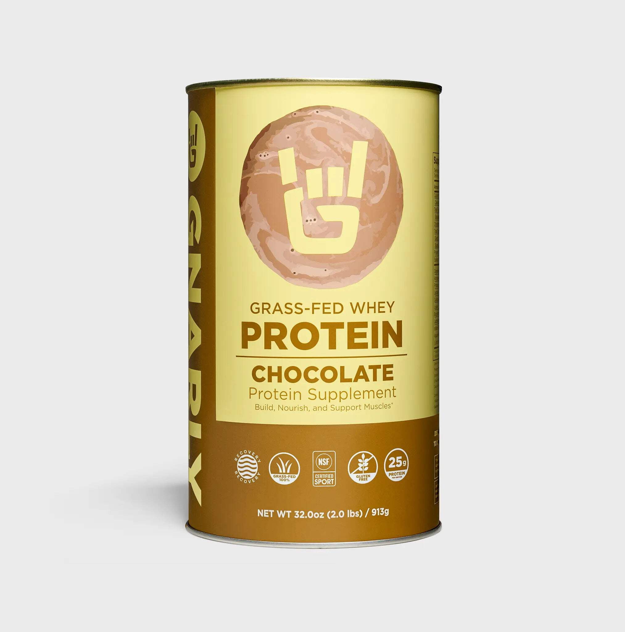 Whey Protein Powder . Chocolate . NSF Certified for Sport . 25g per Serving