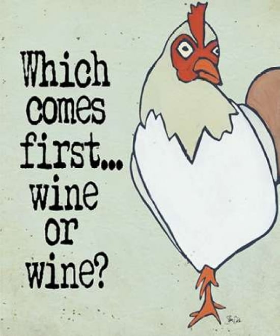 Which Comes First Canvas Art - Shanni Welsh (20 x 24)