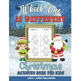 thumbnail image 1 of Which One Is Different Christmas Activity Book: 100 Holiday Puzzles for Kids to Solve and Color, (Paperback), 1 of 1
