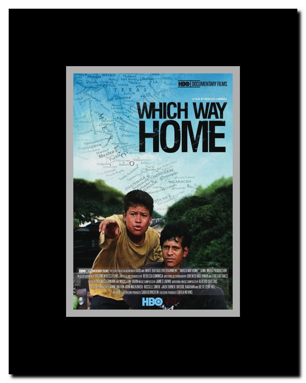 Which Way Home Framed Movie Poster