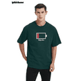thumbnail image 1 of Whichone Help Me Funny Out Of Battery Graphic - Mens Short Sleeve T-Shirt, 1 of 8