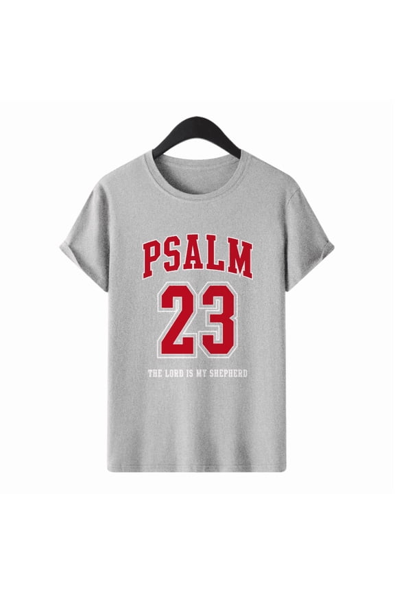 Men's 100% Cotton T-shirt Number 23 Print Stylish Daiyly Wear Sizes S-2XL
