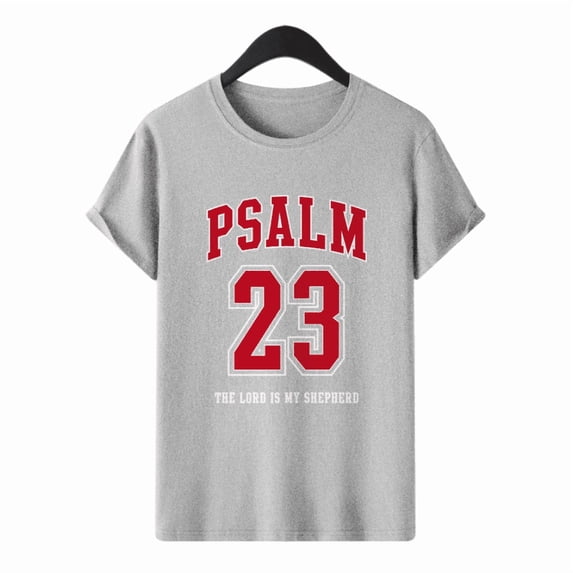 Whichone Men's 100% Cotton T-shirt Number 23 Print Stylish Daiyly Wear Sizes S-2XL