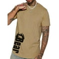 thumbnail image 1 of Whichone Men's Casual Streetwear Shirt Wood Bear Graphic Short Sleeve Crew Neck T-shirt Up To 2XL, 1 of 8