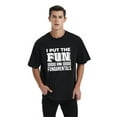 thumbnail image 1 of Whichone Men's Graphics Tee - I Put The Fun In Fundamentals - Regular Fit 100% Cotton, 1 of 9