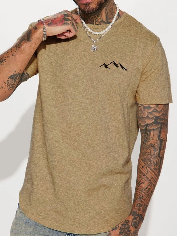JooMeryer Men's 3D Wolf Fox Animal Print T-Shirt - Short Sleeve Casual Tee Top - View #4