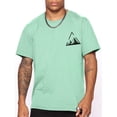 thumbnail image 1 of Whichone Triangular Frame Mountains Print T-shirt Tops Casual Graphics Design Crew Neck Tee,Men's Best Gift M, 1 of 8