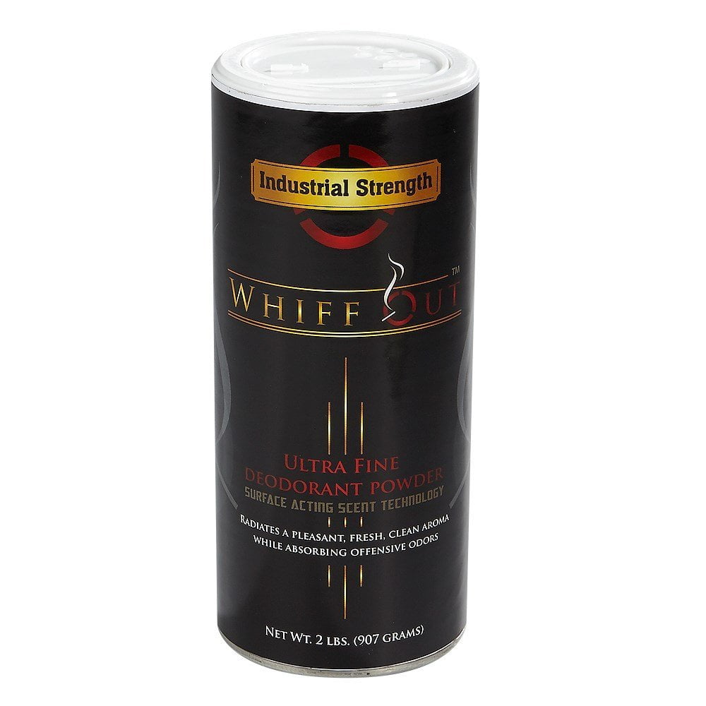 Whiff Out Classic 2lb Deodorant Powder & Ashtray Deodorizer Designed
