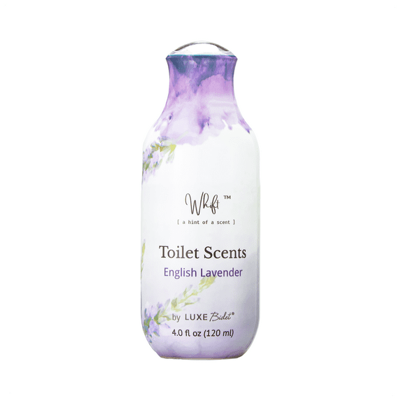 Whift Toilet Scents Spray by LUXE Bidet English Lavender, Value Size - 4 oz / 120 mL