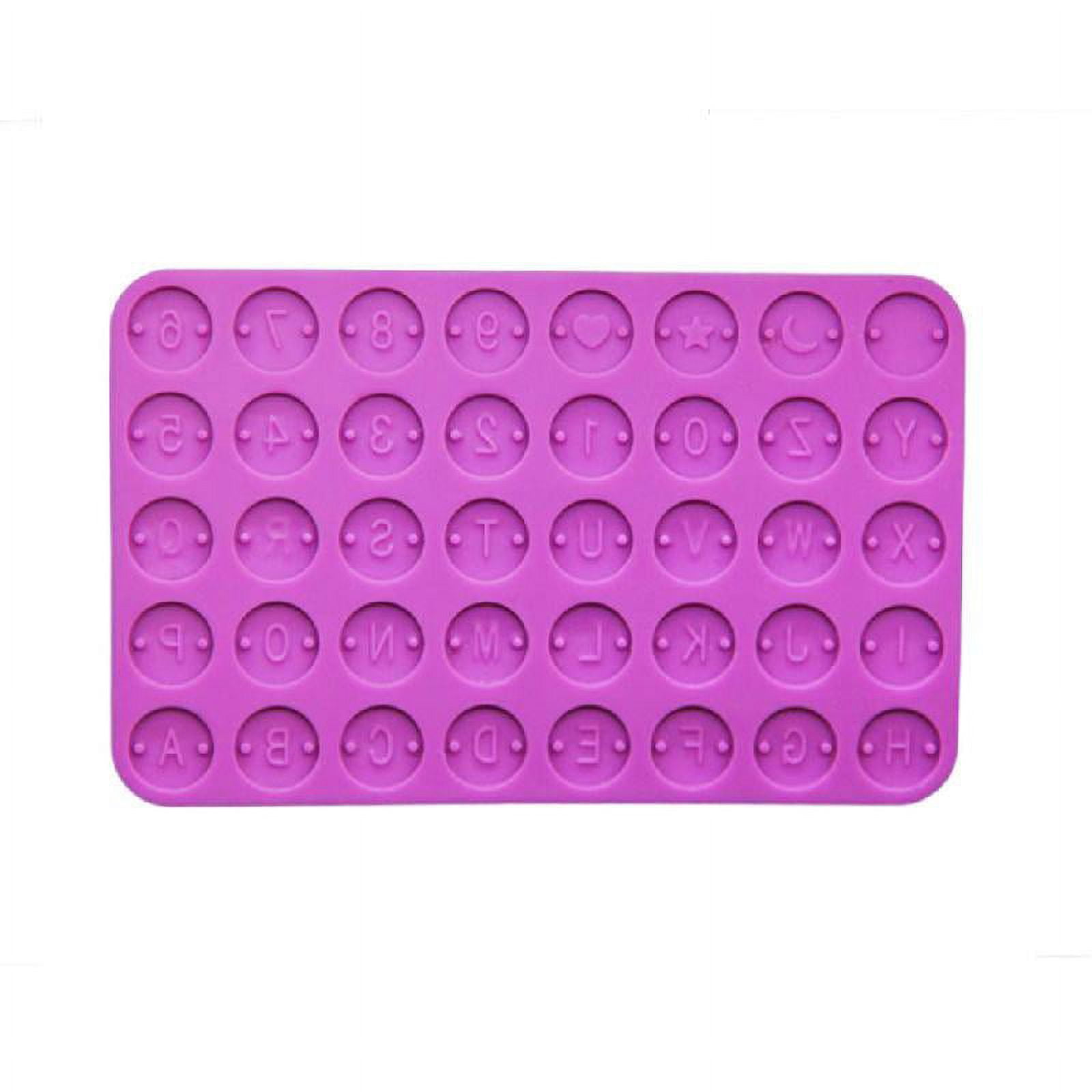Silicone Keychain Mold Round Resin Casting Molds