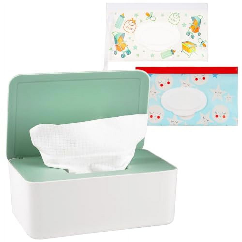 Whiidoom Diaper Wipes Dispenser Wipes Holder, Wipes Tissue Case Keeps ...