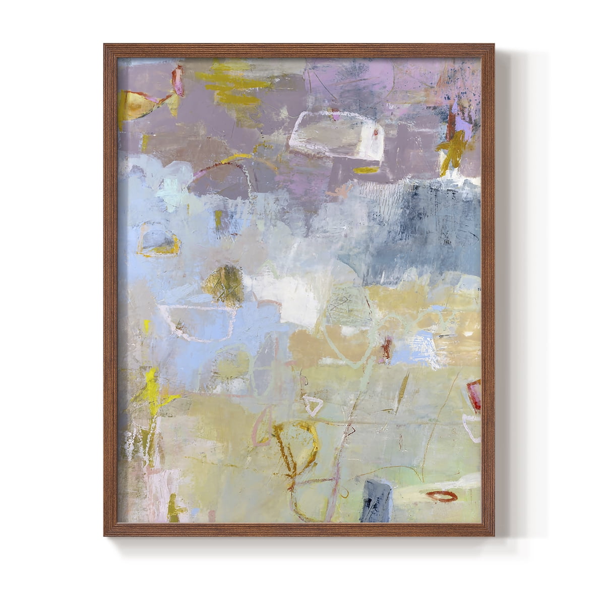 Whilst I Framed Print in Brown Solid Wood 8 x 10 Framed Print