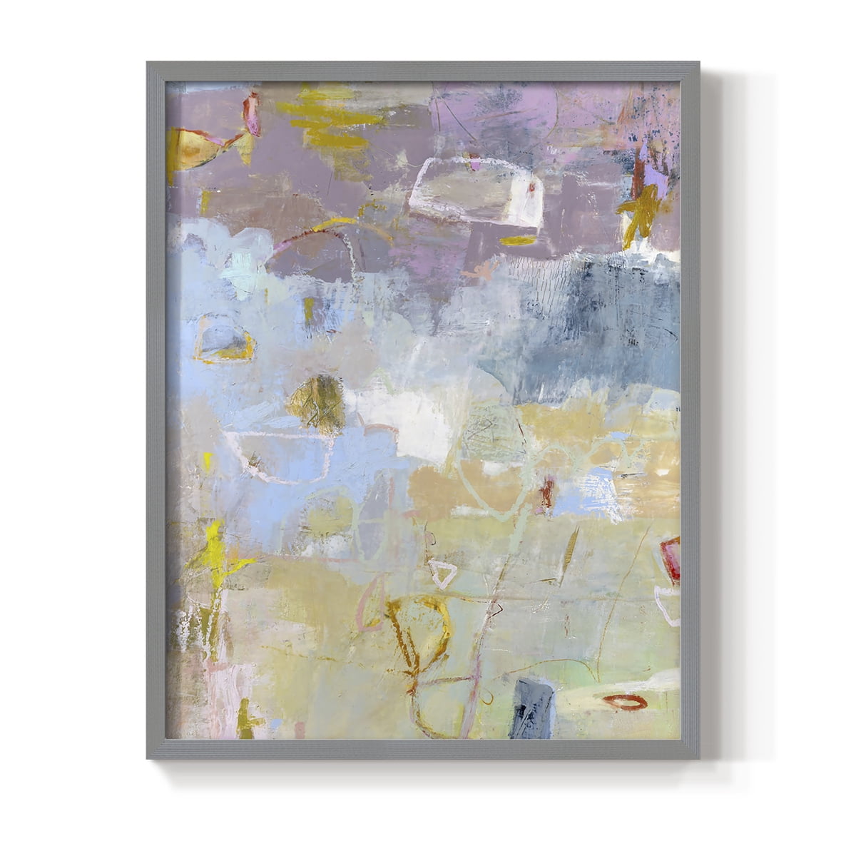 Whilst I Framed Print in Gray Solid Wood 11 x 14 Framed Print