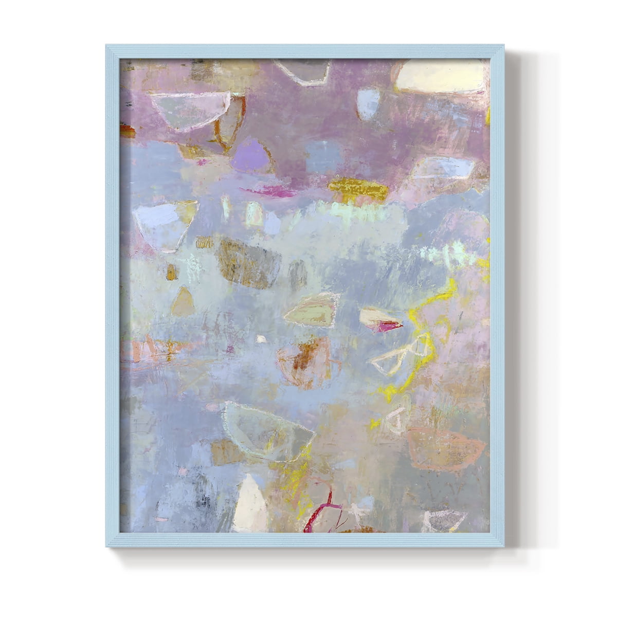 Whilst II Framed Print in Blue Solid Wood 8 x 10 Framed Print