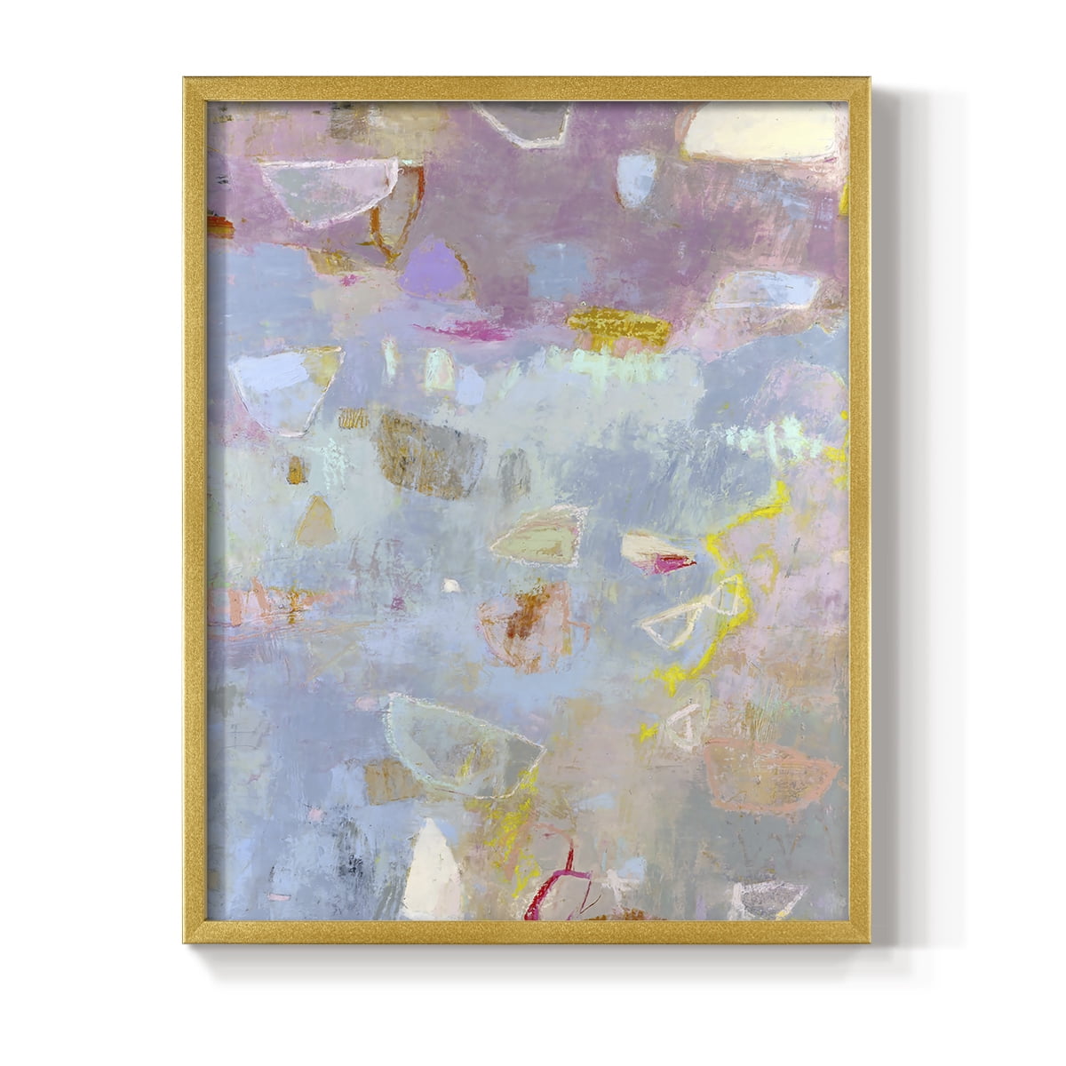 Whilst II Framed Print in Gold Solid Wood 22 x 28 Framed Print