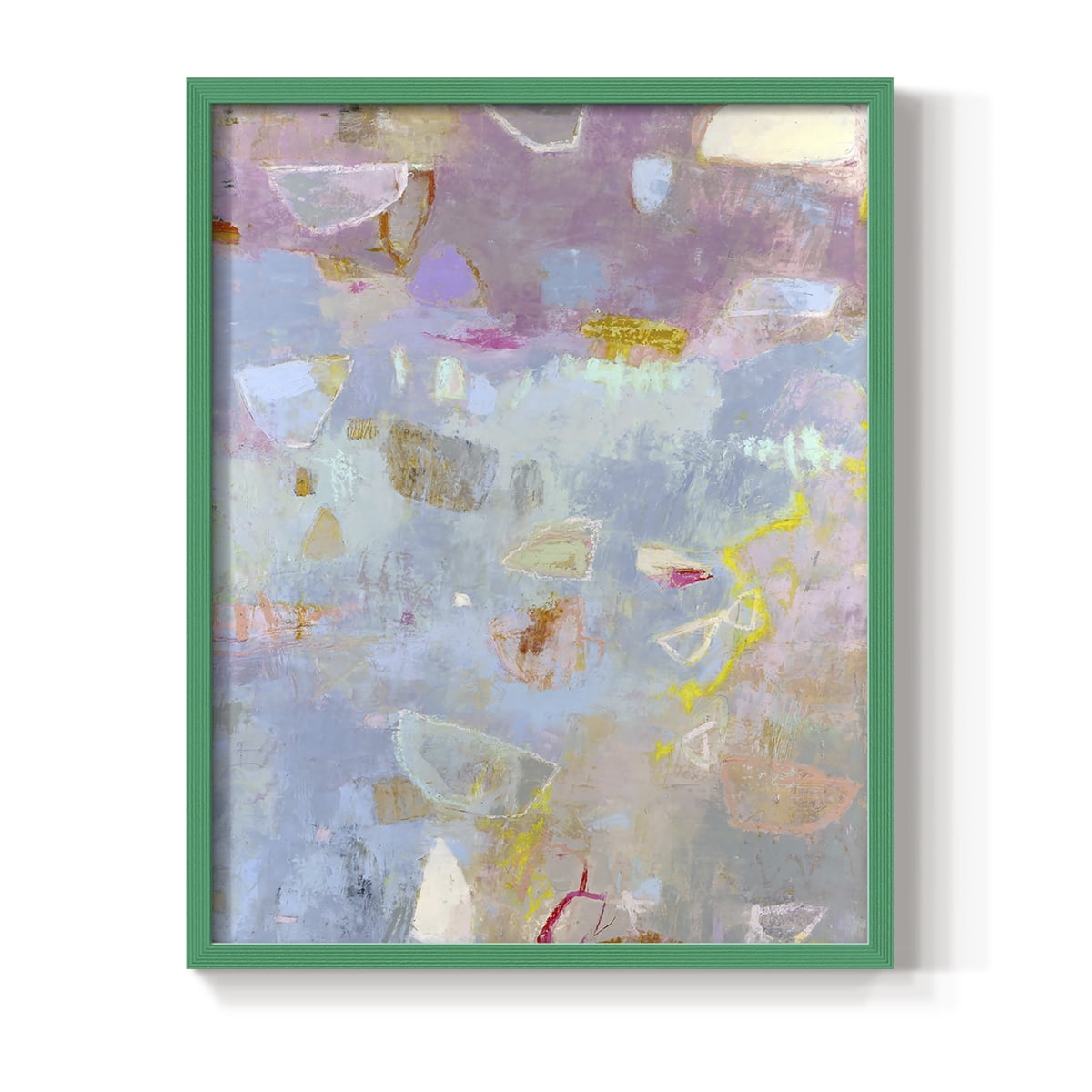 Whilst II Framed Print in Green Solid Wood 8 x 10 Framed Print
