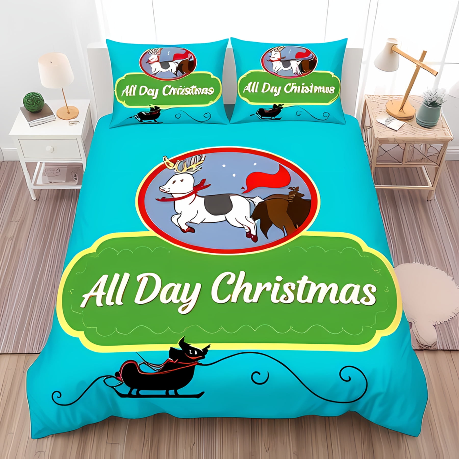 Whimsical Cat WJ2804038CL Duvet Cover Set
