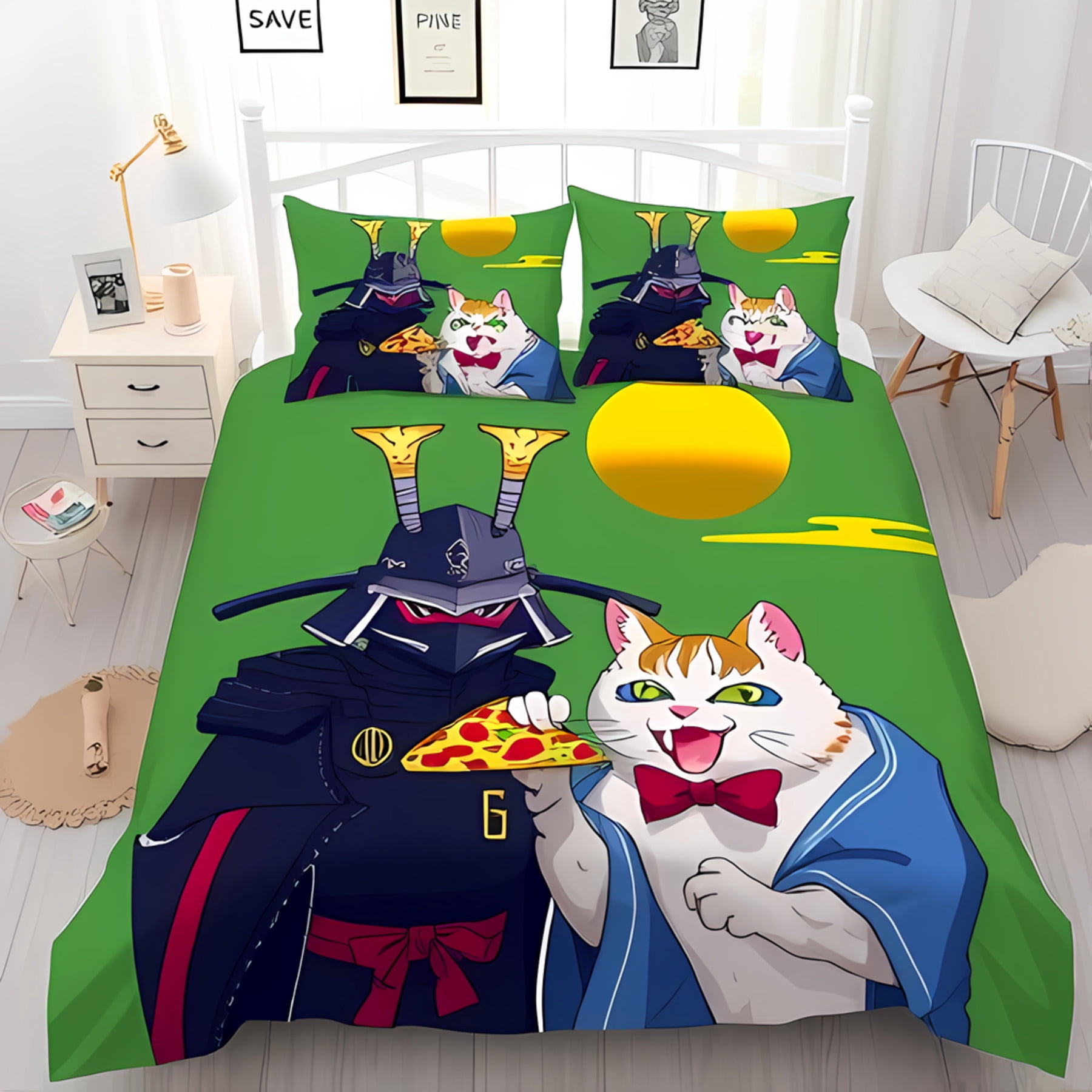 Whimsical Cat WJ2804038CL Duvet Cover Set main image 1