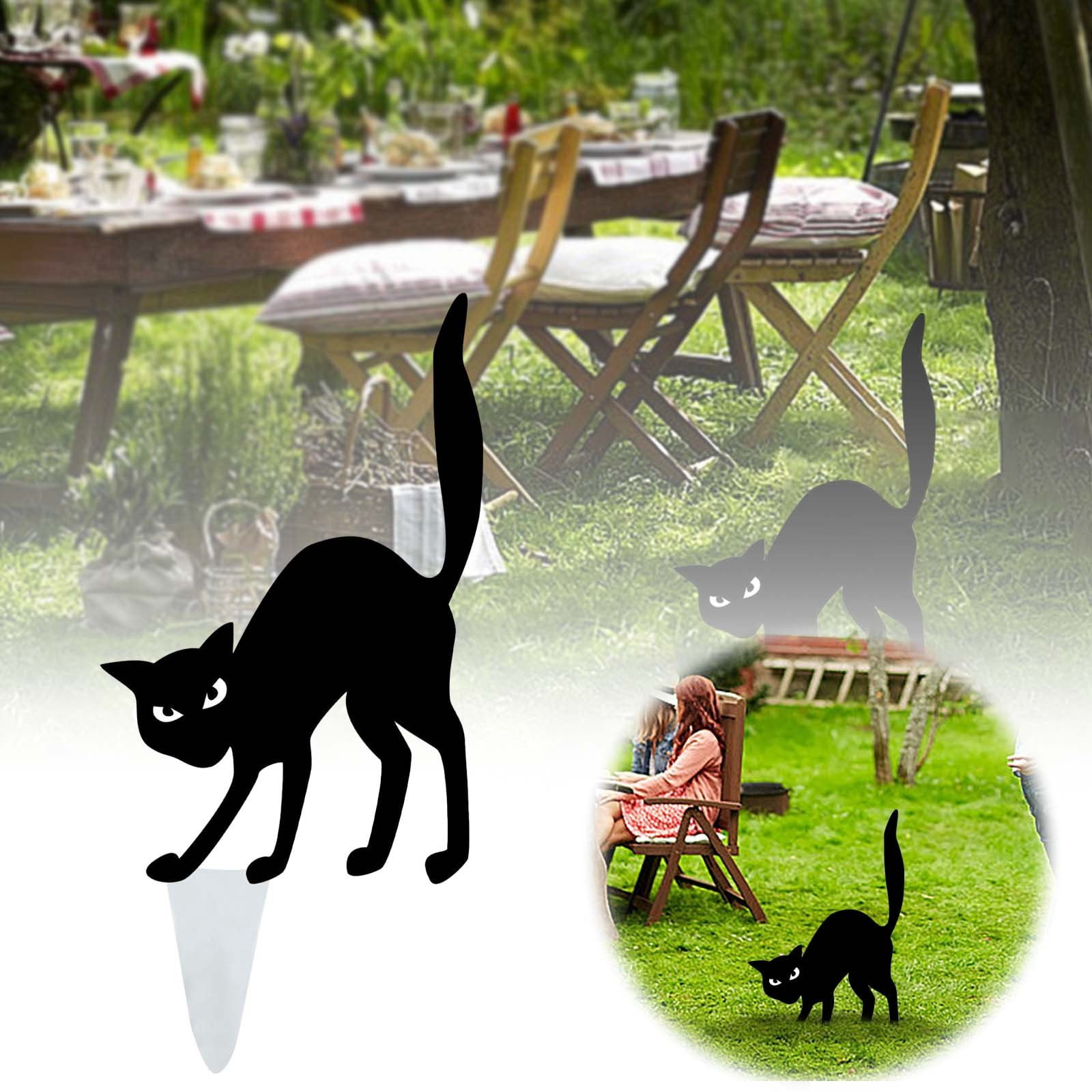 Whimsical And Cat Wooden Ground Stake Garden Sticks for 6ft Windsocks