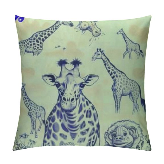 Whimsical Animals  Hot Iron Embroidery Transfer