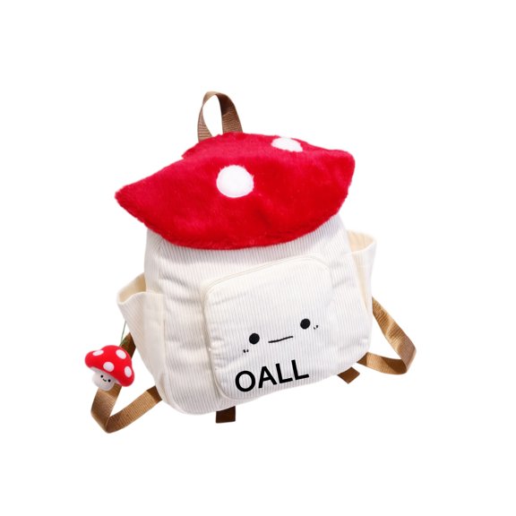 Whimsical Backpack Cute Kawaii Mushroom Backpack Mushroom Purse Novelty Backpack Cute Backpack Purse Weird Backpacks Mushroom Bag Versatile Travel Shoulder Bag,C