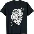 thumbnail image 1 of Whimsical Black T-Shirt with Eye Catching Fun Design for All Ages, 1 of 5