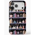 Whimsical Bookshelf with Teapots and String Lights Tough Phone Case for ...