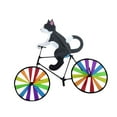thumbnail image 1 of Whimsical Cat on Bicycle Garden Spinner Vibrant Windmill Decoration for Outdoor Lawn & Patio, Weather-Resistant, 1 of 4