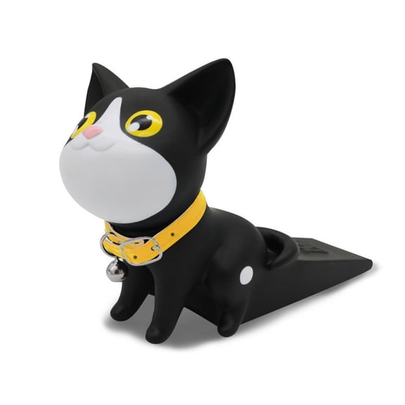 Whimsical Cat Door Stopper for Home Use Adds Fun While Drafts (C)
