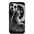 thumbnail image 1 of Whimsical Cat In The Moonlight Phone Case for iPhone 7 8 X XS XR SE 11 12 13 14 Pro Max Mini Note 10 20 s10 s10s s20 s21 20 Plus Ultra, 1 of 1