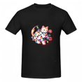 thumbnail image 1 of Whimsical Cat with Lights Graphic Tee, 1 of 9
