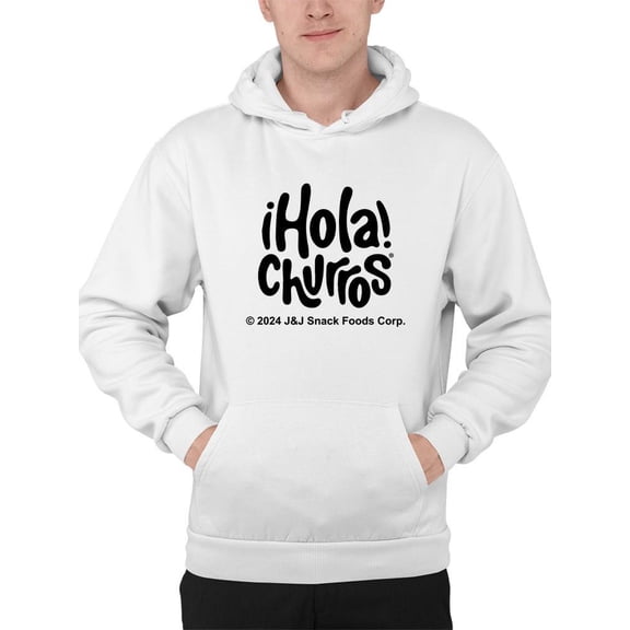 Whimsical Churro Lover Design - Retro Snack-Themed Artwork Men's Hoodie