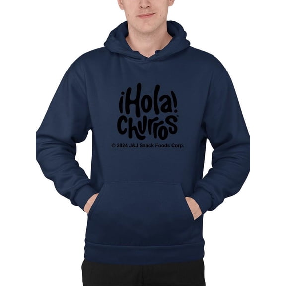 Whimsical Churro Lover Design - Retro Snack-Themed Artwork Men's Hoodie