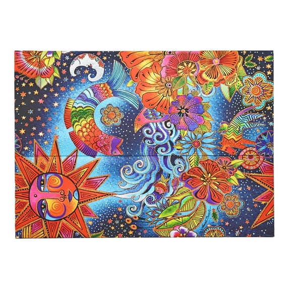 Whimsical Creations Celestial Magic Document Folder, Laurel Burch Collection by Paperblanks (Whimsical Creations), (Hardcover)