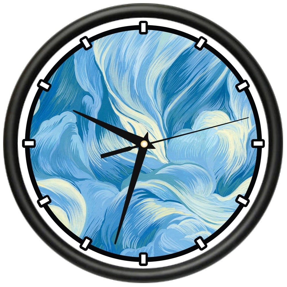 Whimsical Design Wall Clock Precision Quartz Movement Décor For