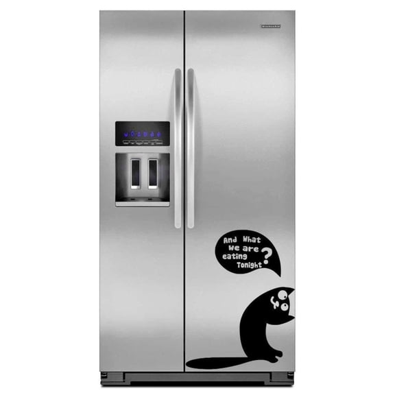 Whimsical Die Cut Vinyl Sticker Set - Fun Kitchen Fridge Door Decorative Labels