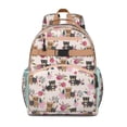 thumbnail image 1 of Whimsical Dog Travel Backpack - Multiple Pockets, 1 of 3