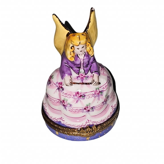 Pink Purple Fairy Limoges Box by Limoges Boutique Limoges Box Porcelain Figurine