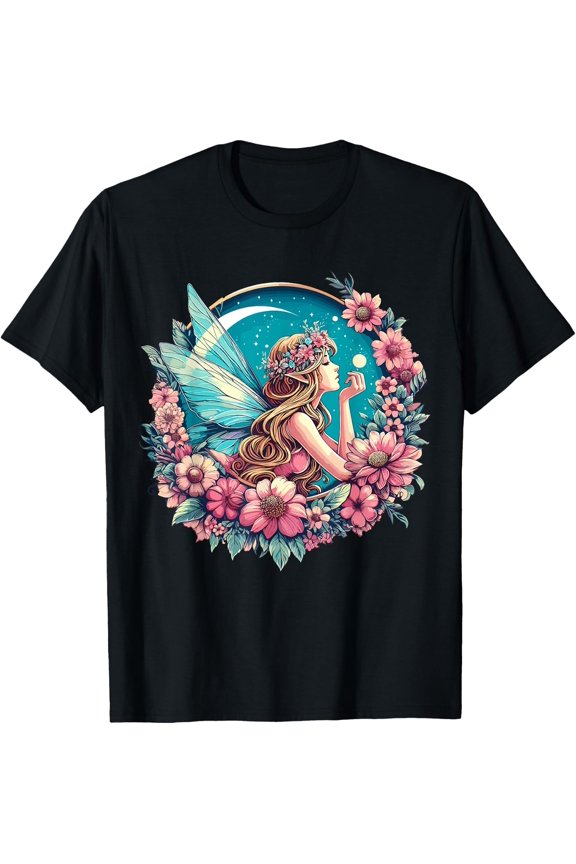Whimsical Fantasy Fairy Pixie Fairycore T Shirt Size S-5XL