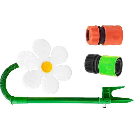 Whimsical Flower Sprinkler Rotating Sprinkler System For Home And Farm Use