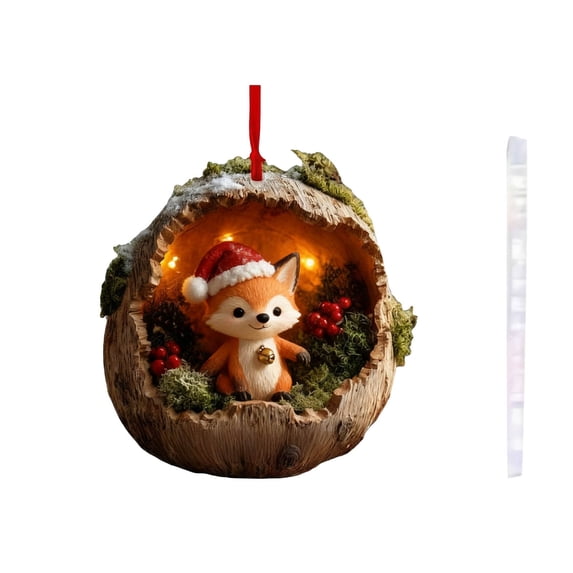 Whimsical Forest Christmas Tree Decoration Pendant, Charming Holiday Gift for Tree Ornaments, for Festive Home Decor