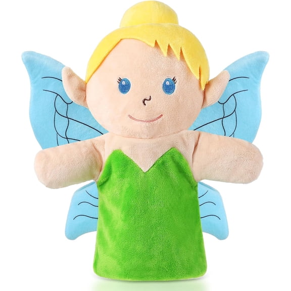 Whimsical Forest Elf Castle Hand Puppet Plush, Fantasy Fairytale Character Toy, Imagination Development Plaything & Baby Shower Gift