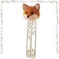 thumbnail image 1 of Whimsical Forest Friends Bookmark Collection — Handmade Felt Animal Bookmarks with Metal Tree Mushroom Design Decorative Page Marker for Book Lovers Gifts, 1 of 6