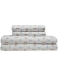 thumbnail image 1 of Whimsical Graphic Print Microfiber Bed Sheet Set Cat Silhouette Full, 1 of 5