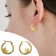 thumbnail image 1 of Whimsical Hoop Earrings for Women - Personality Angel and Jewelry - Unique Fashion Accessories for Everyday Wear, 1 of 8