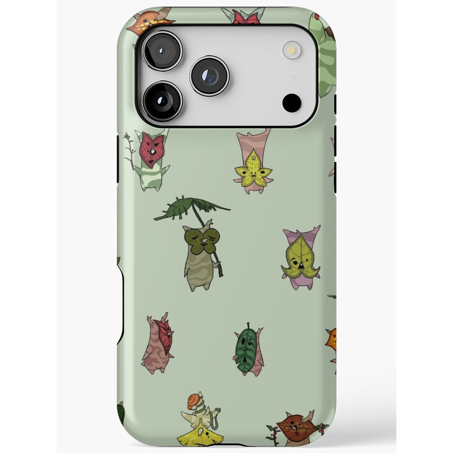 Whimsical Insect and Leaf Sprite Tough Case for Apple iPhone Series ...