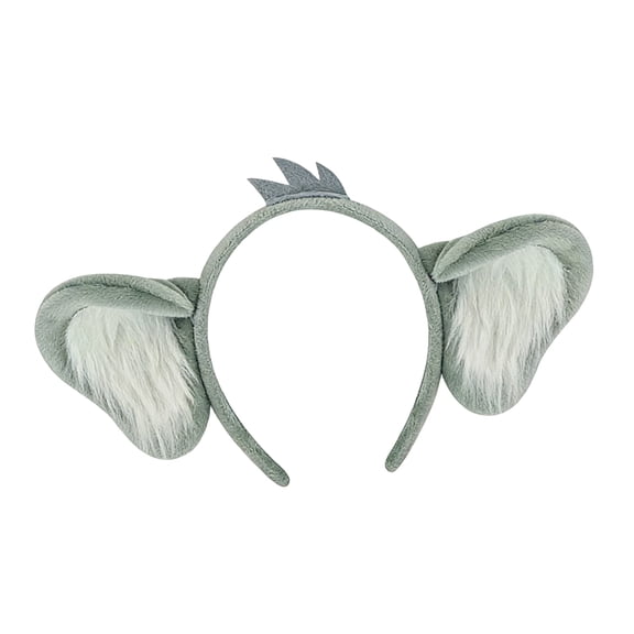 Whimsical Koala Ears Headband Plush Cosplay Headpiece Themed Party Accessory For Dressing Up And Performances