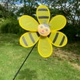 thumbnail image 1 of Whimsical Ladybug Windmill Garden Decor - Durable Plastic Wind-Powered Spinner, Easy Install with Metal Pole & Base, Weather-Resistant Outdoor Ornament for Yard, Flower Beds & Klds Educational Toy, 1 of 4