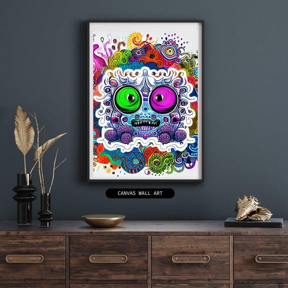 Whimsical Monsters- Canvas Wall Art